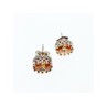 925 Sterling Silver Citrine Stud Earrings
