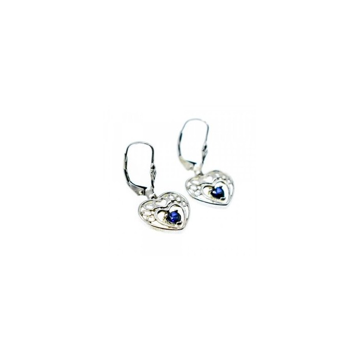 925 Sterling Silver Sapphire 