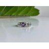 925 Sterling Silver Tourmaline Ring Size 8