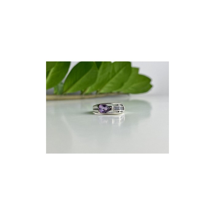 925 Sterling Silver Tourmaline Ring Size 8