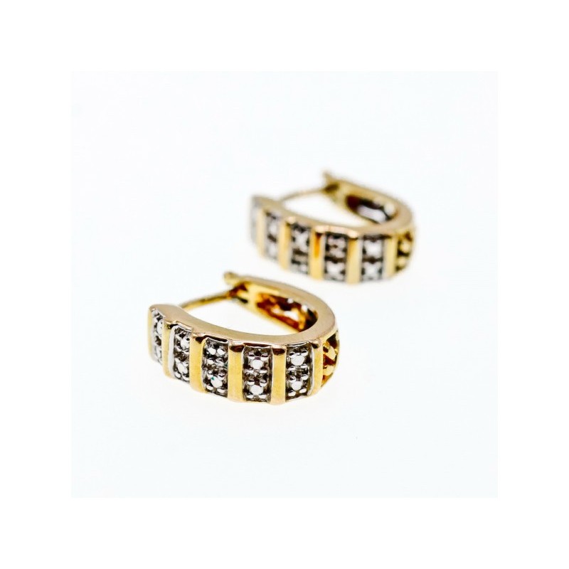 925 Sterling Silver Gold Plated Earrings
