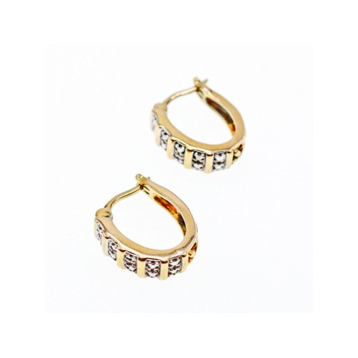 925 Sterling Silver Gold Plated Earrings