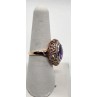 925 Sterling Silver Amethyst Ring Size 7.5
