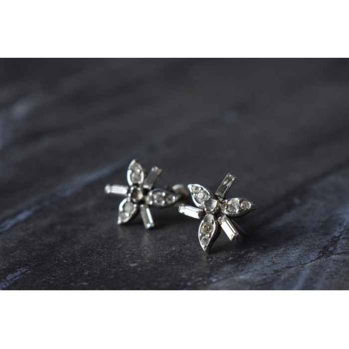 925 Sterling Silver White CZ Earrings