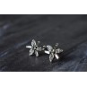 925 Sterling Silver White CZ Earrings
