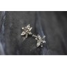 925 Sterling Silver White CZ Earrings