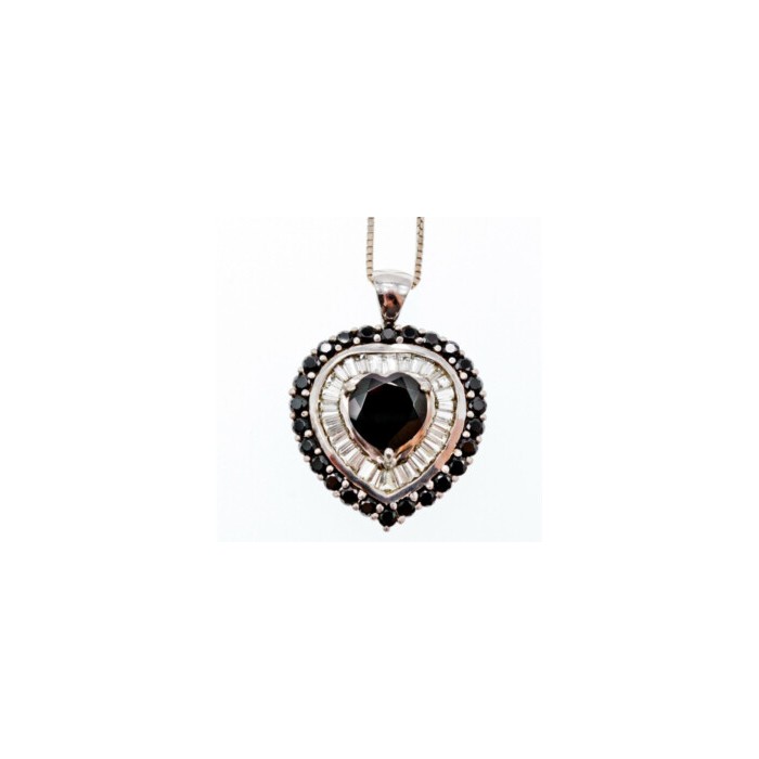 925 STERLING SILVER BLACK SPINEL & GOSHENITE 