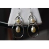 925 STERLING SILVER PEARLS EARRINGS
