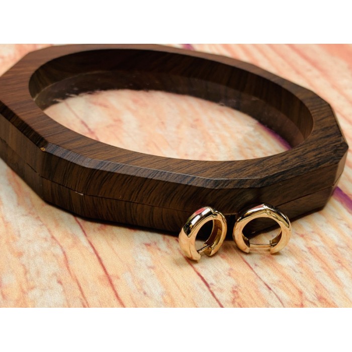 925 Sterling Silver Gold Plated Earrings