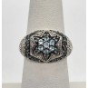 925 Sterling Silver Spinel Ring Size 6.5