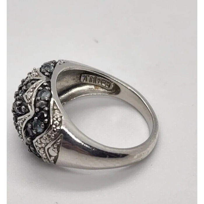 925 Sterling Silver Spinel Ring Size 6.5