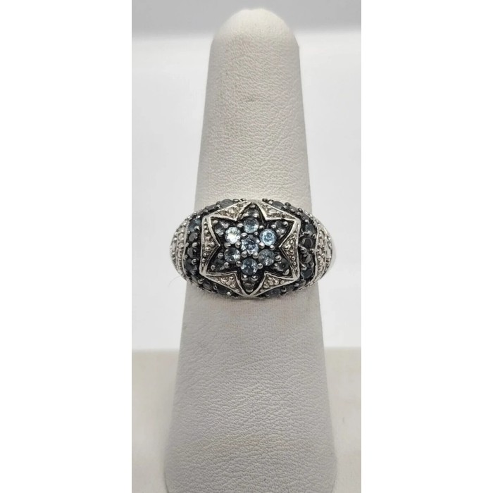 925 Sterling Silver Spinel Ring Size 6.5