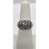 925 Sterling Silver Spinel Ring Size 6.5