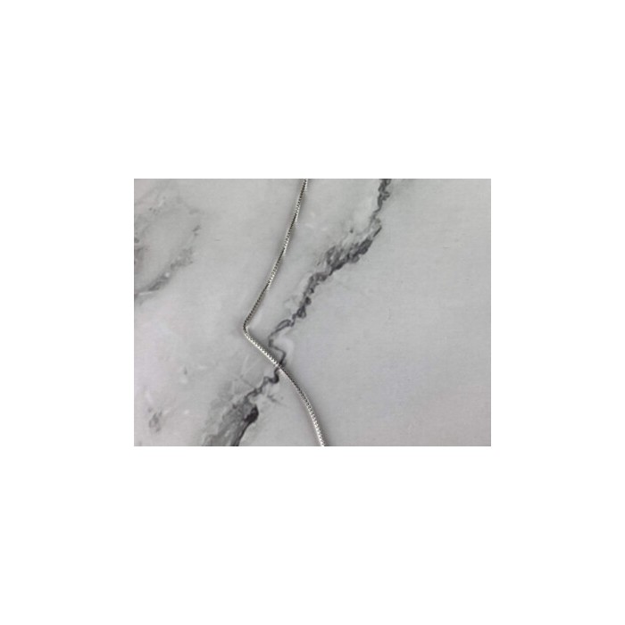 925 Sterling Silver White Topaz Chain With Cross Italy