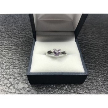 925 Sterling Silver Amethyst 