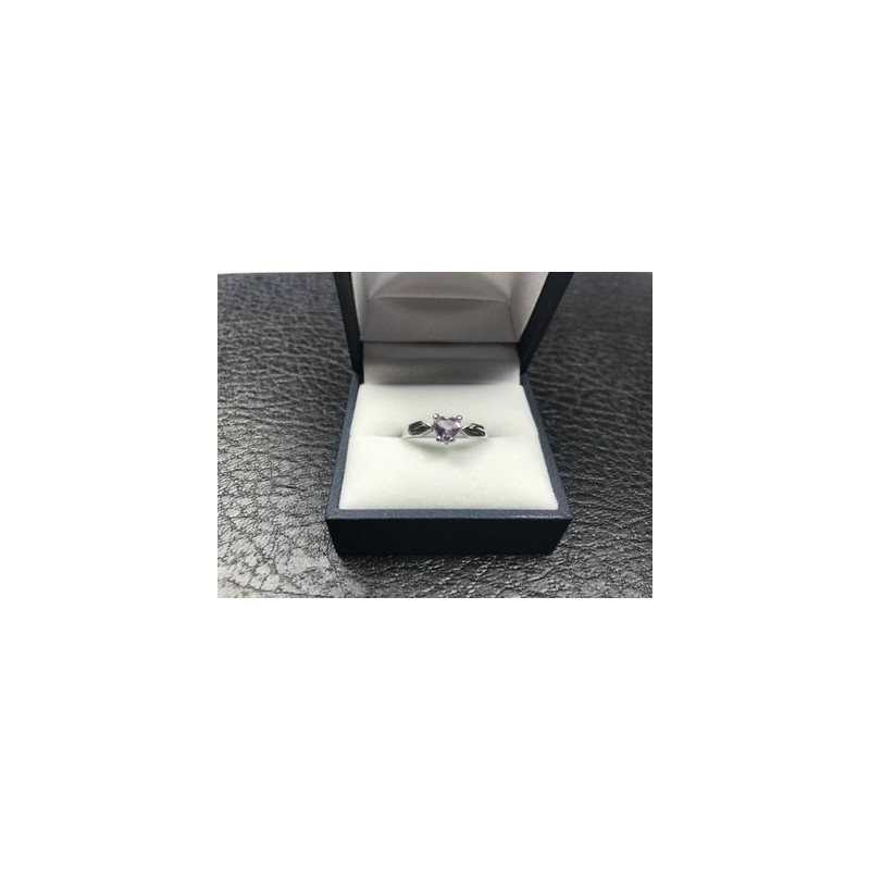 925 Sterling Silver Amethyst 