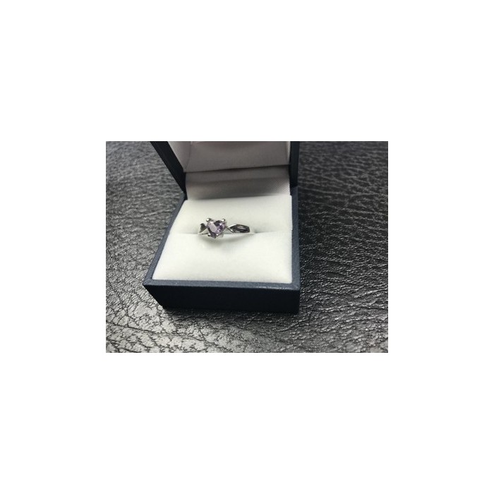 925 Sterling Silver Amethyst 