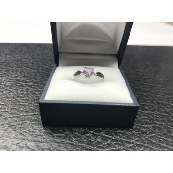 925 Sterling Silver Amethyst 