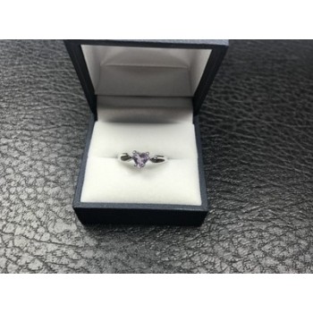 925 Sterling Silver Amethyst 