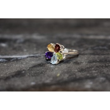 925 Sterling Silver Multi Gemstones 