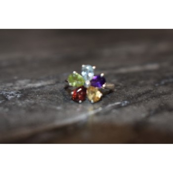 925 Sterling Silver Multi Gemstones 
