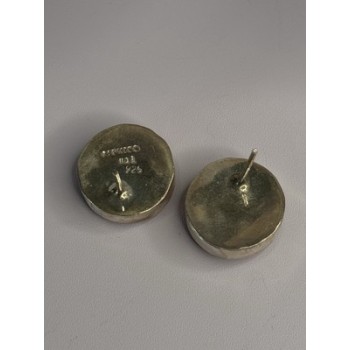 925 Sterling Silver Carnelian Earrings Length 0.70 Inch