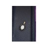 925 Sterling Silver Opal & Sapphires Pendant