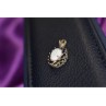 925 Sterling Silver Opal & Sapphires Pendant