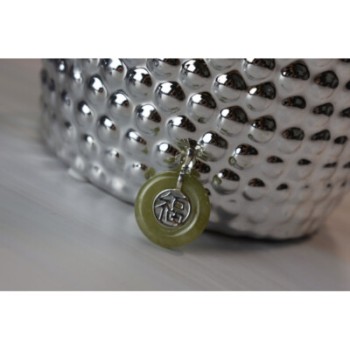 925 Sterling Silver Jadeite Pendant