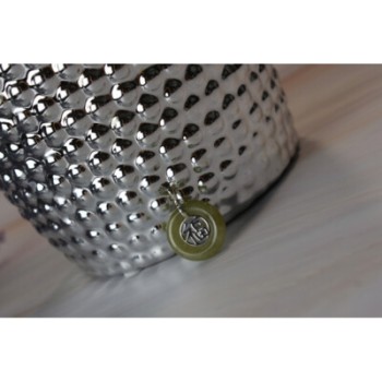 925 Sterling Silver Jadeite Pendant