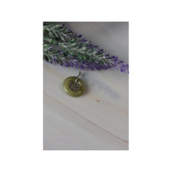 925 Sterling Silver Jadeite Pendant