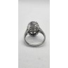 925 Sterling Silver Diamond Ring Size 8