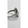 925 Sterling Silver Diamond Ring Size 8