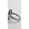 925 Sterling Silver Diamond Ring Size 8