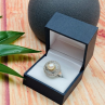 925 Sterling Silver Pearl Ring Size 8