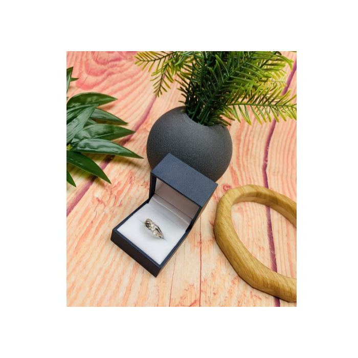 925 Sterling Silver White/colorless Spinel Ring Size 6.5