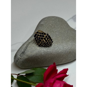 10K YELLOW GOLD RING SAPPHIRE SIZE 7