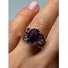 10K YELLOW GOLD AMETHYST RING SIZE 7