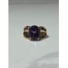 10K YELLOW GOLD AMETHYST RING SIZE 7