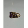 10K YELLOW GOLD AMETHYST RING SIZE 7