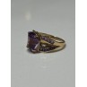 10K YELLOW GOLD AMETHYST RING SIZE 7