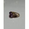 10K YELLOW GOLD AMETHYST RING SIZE 7