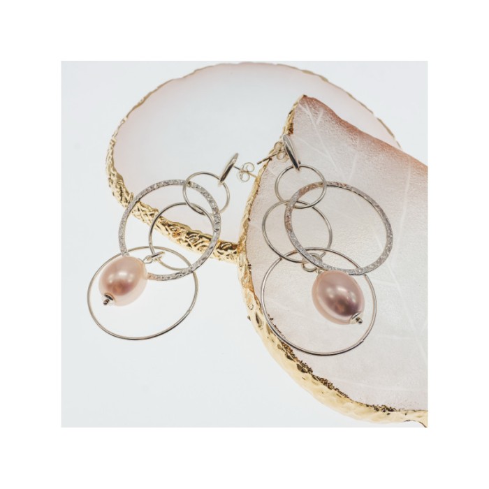 925 STERLING SILVER PEARLS EARRINGS