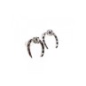 14K WHITE GOLD DIAMONDS HORSESHOE EARRINGS