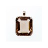 925 STERLING SILVER BROWN TOURMALINE PENDANT