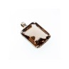925 STERLING SILVER BROWN TOURMALINE PENDANT