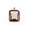925 STERLING SILVER BROWN TOURMALINE PENDANT