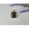 925 STERLING SILVER BROWN TOURMALINE PENDANT