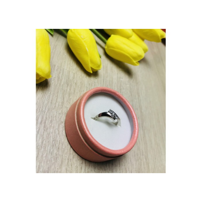 925 Sterling Silver CZ Ring Size 7