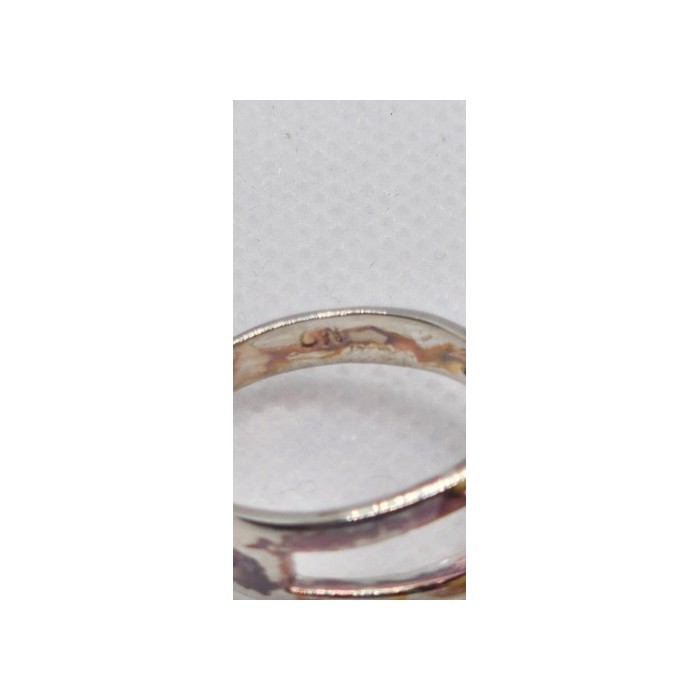 925 Sterling Silver Chrysoprase Ring Size 8